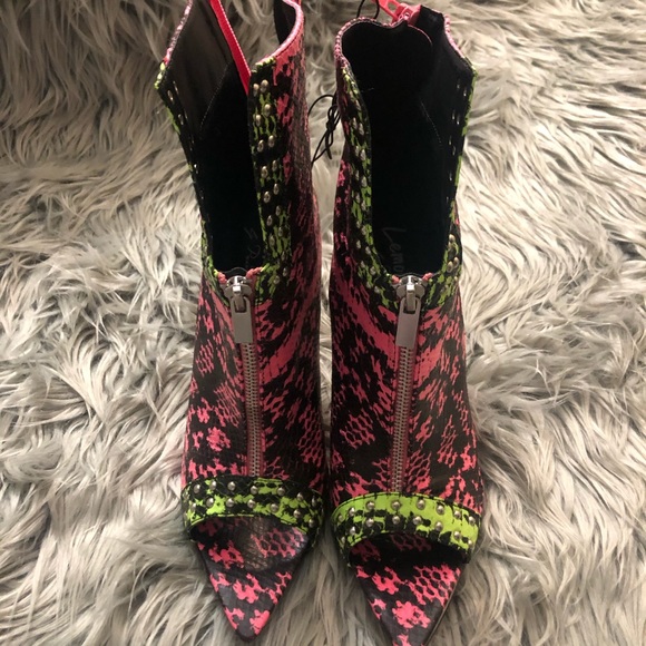 Lemon Drop By Priviliged-Aller Multicolor Booties - Picture 2 of 6